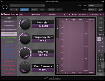 Un Pitch Shifter